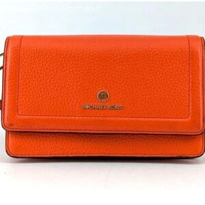 Michael Kors Vibrant Orange Clutch